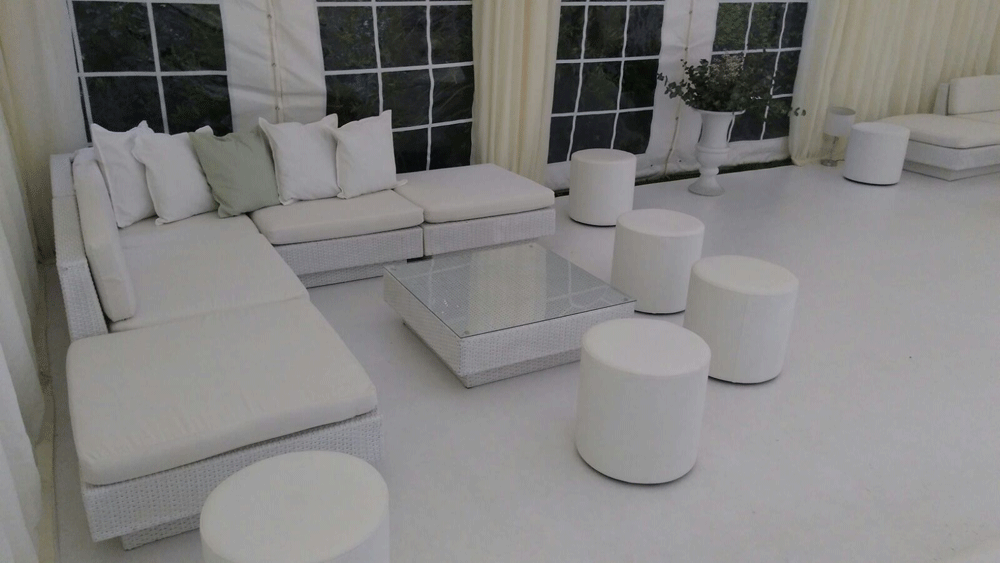 Rio Lounge Wedding Furniture Hire, Hertfordshire