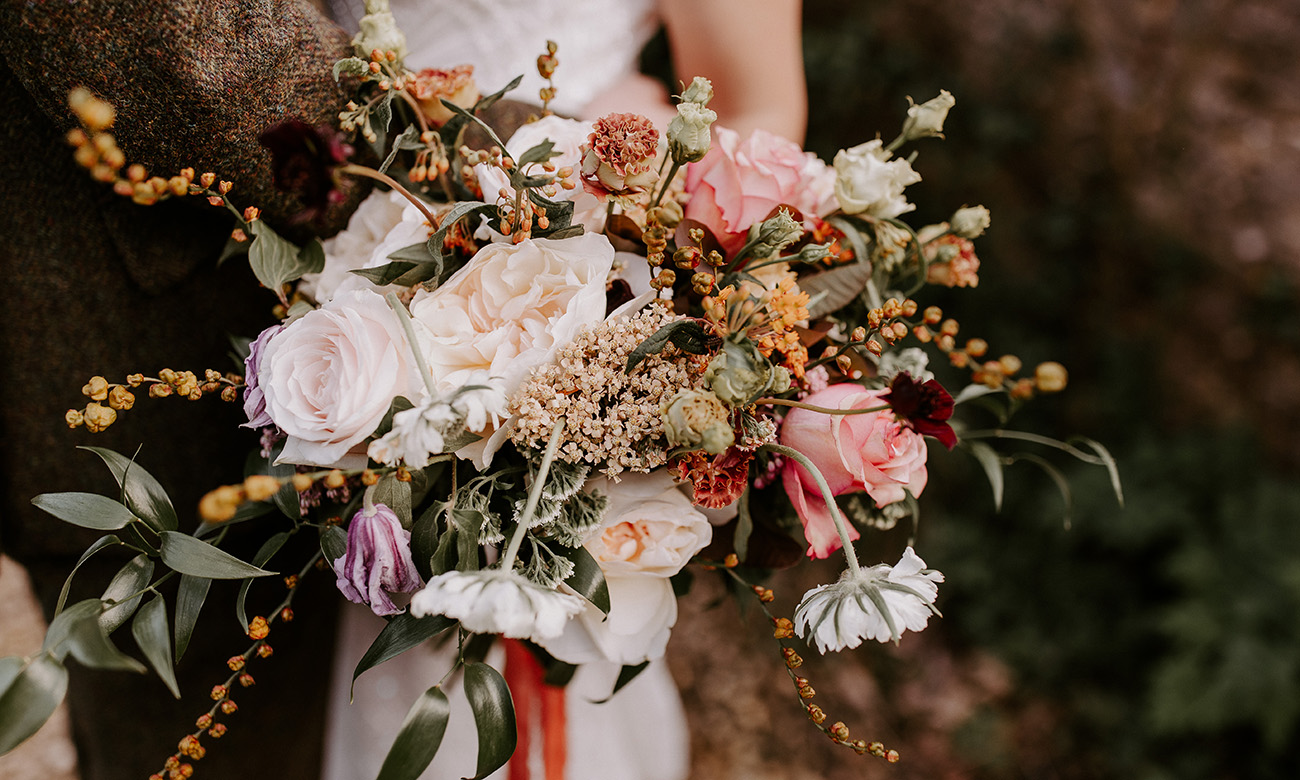 Aqua Floral Design